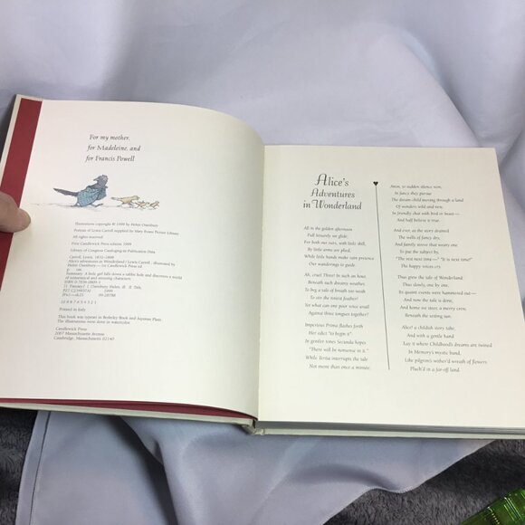 Alice's Adventures in Wonderland Hardcover Lewis Carroll 1999 Illustrated - Picture 10 of 16
